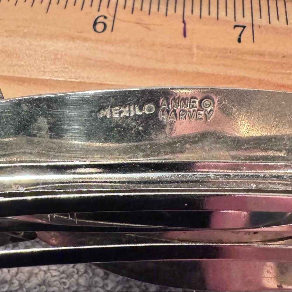 Silver Cat Hair Clip- Hand Made - Picture 4 of 6